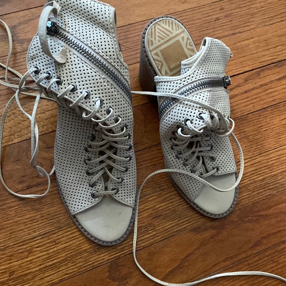 Dolce Vita Shoes - Dolce Vita booties peep 8.5 lace up